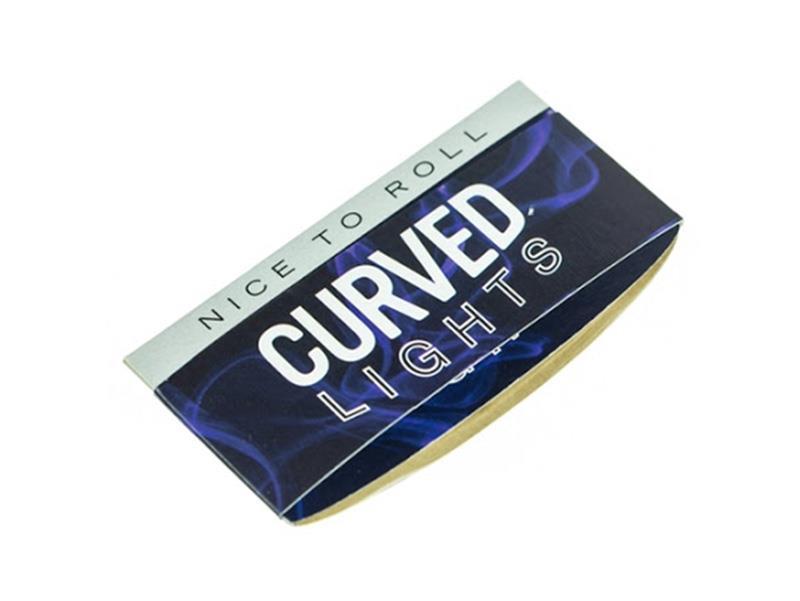 Curved Lights 1 1/4 Size Rolling Paper with Curved Rolling Edge