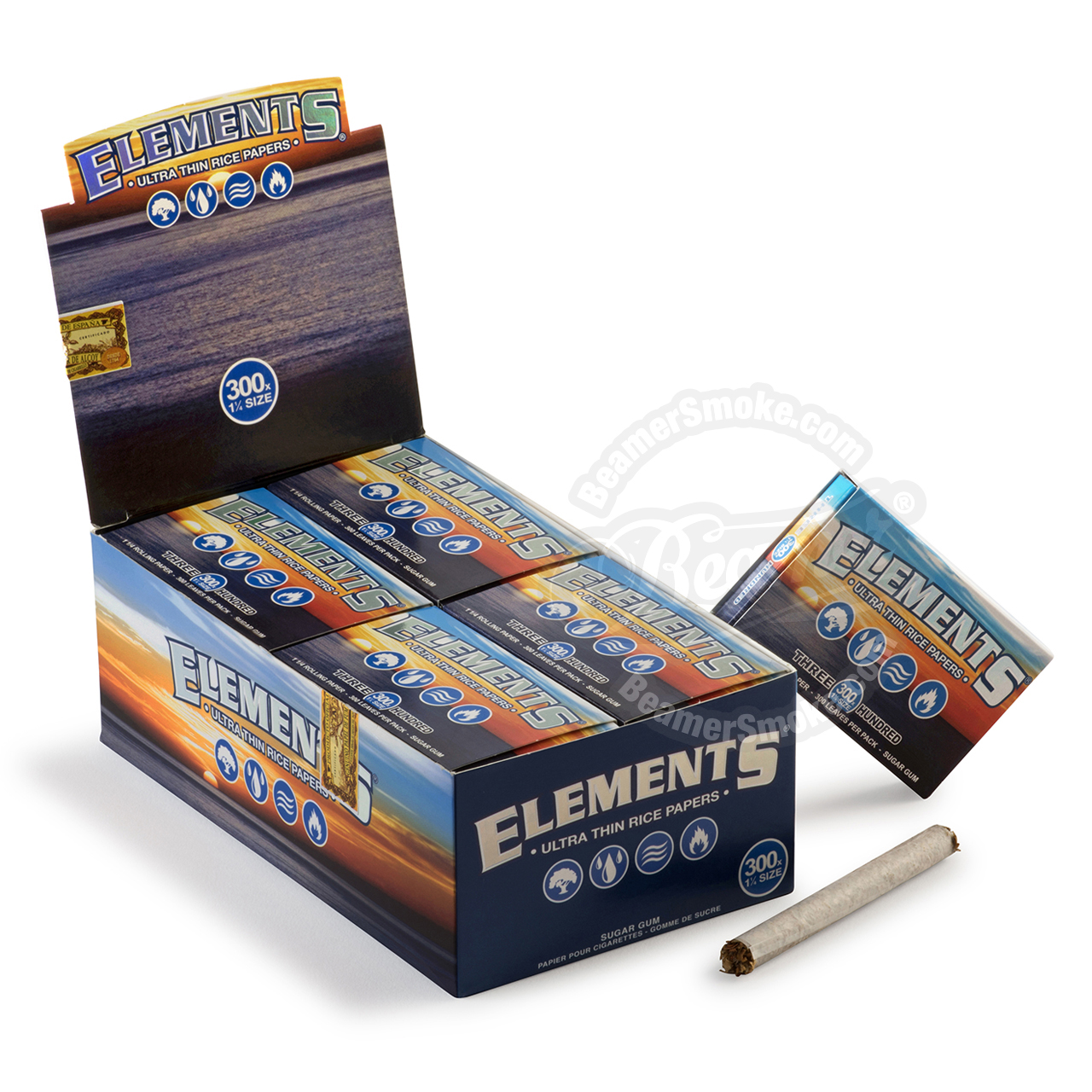 Elements Rice 300's 1 ¼ Size Rolling Papers