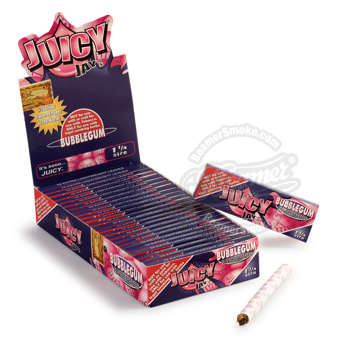Juicy Jays Bubblegum Flavor 1 _ Size Rolling Papers