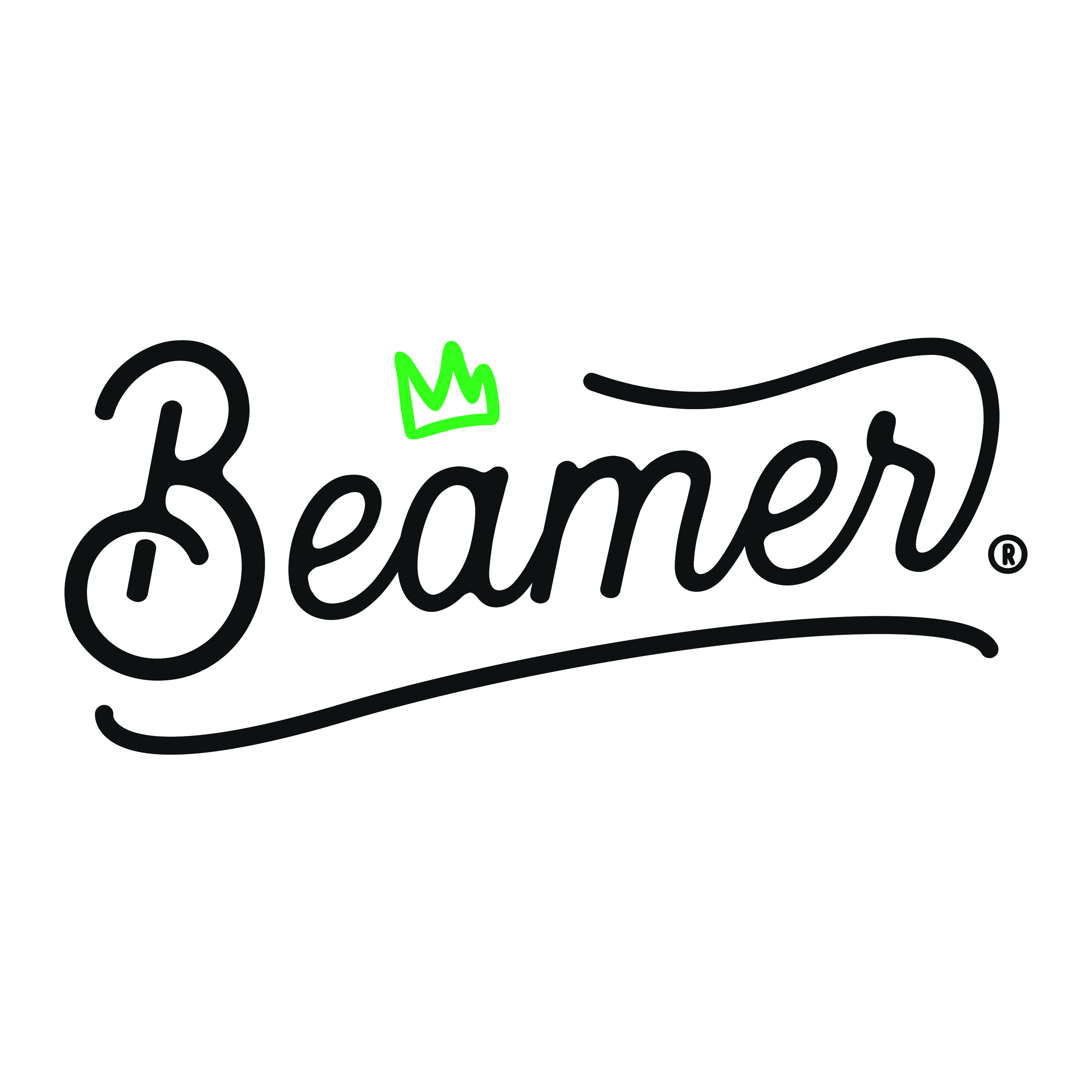 Beamer - Aircraft Grade Aluminum Grinder W/ Guitar Pick - 4-Piece - 63mm -  Trippy Mushrooms Design - Black/Silver Color - Beamer Smoke